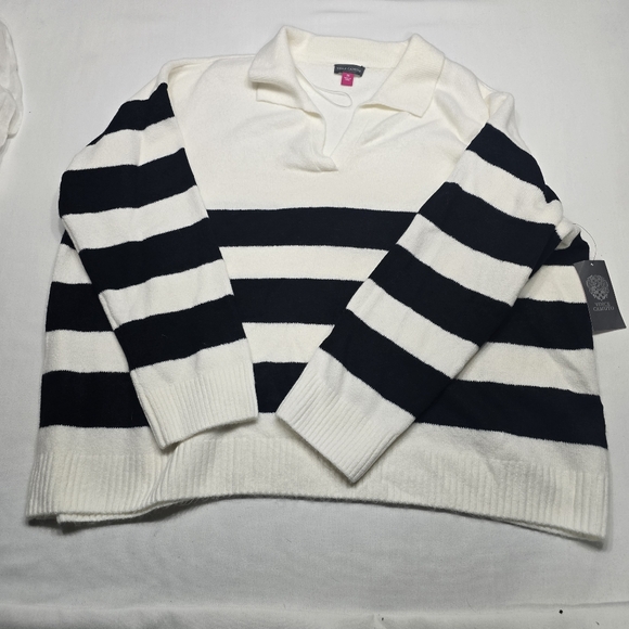 New Vince Camuto Striped Sweater Super Soft Plus Size 3X - Picture 1 of 5